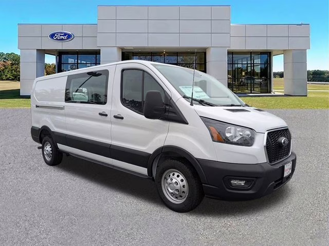 2025 Oxford White Ford Transit Cargo Van AWD Van