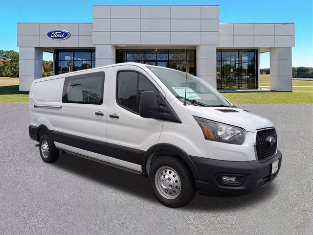 2025 Oxford White Ford Transit Cargo Van AWD Van