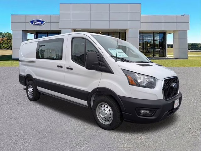 2025 Oxford White Ford Transit Cargo Van AWD Van