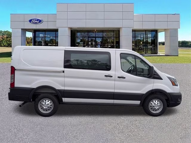 2025 Oxford White Ford Transit Cargo Van AWD Van