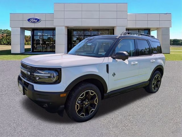 2025 Oxford White Ford Bronco Sport Outer Banks 4X4 SUV
