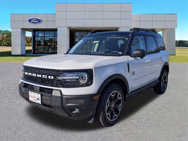 2025 Oxford White Ford Bronco Sport Outer Banks 4X4 SUV