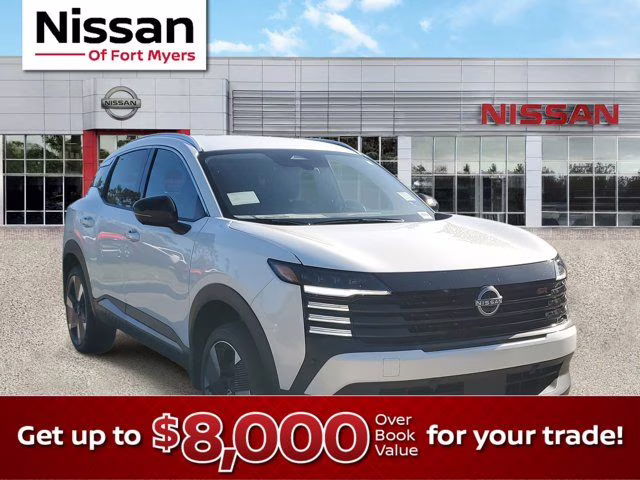 2026 Aspen White Tricoat Nissan Kicks SR FWD SUV