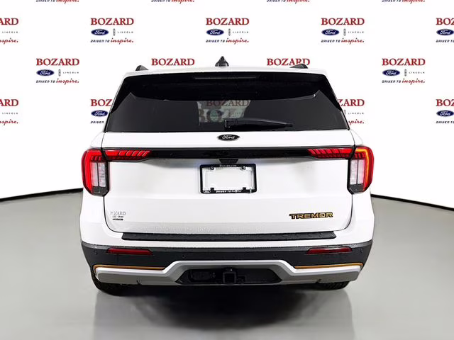 2026 Star White Metallic Tri-Coat Ford Explorer Tremor 4X4 SUV