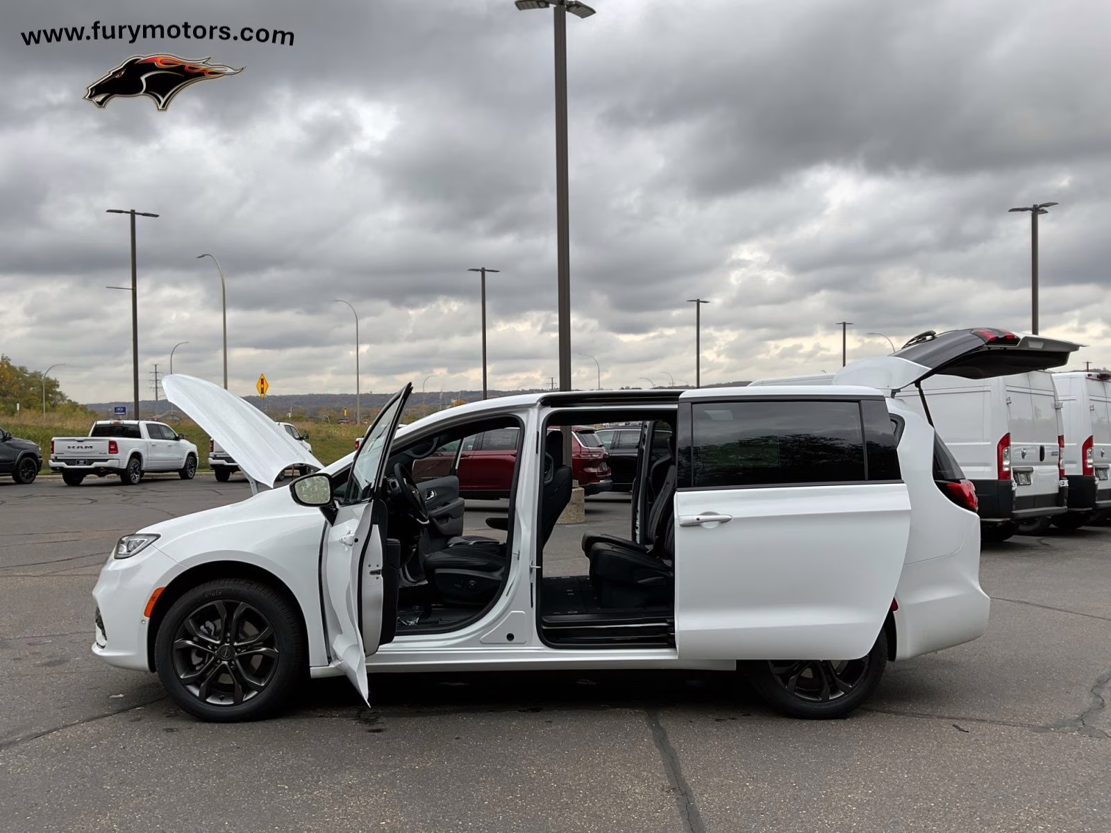 2026 Bright White Clearcoat Chrysler Pacifica Select AWD Van