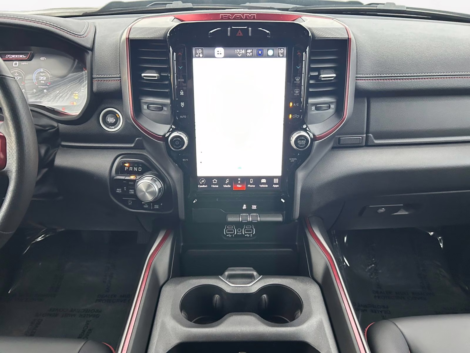 2024 Diamond Black Crystal Pearlcoat Ram 1500 Rebel 4X4 Truck