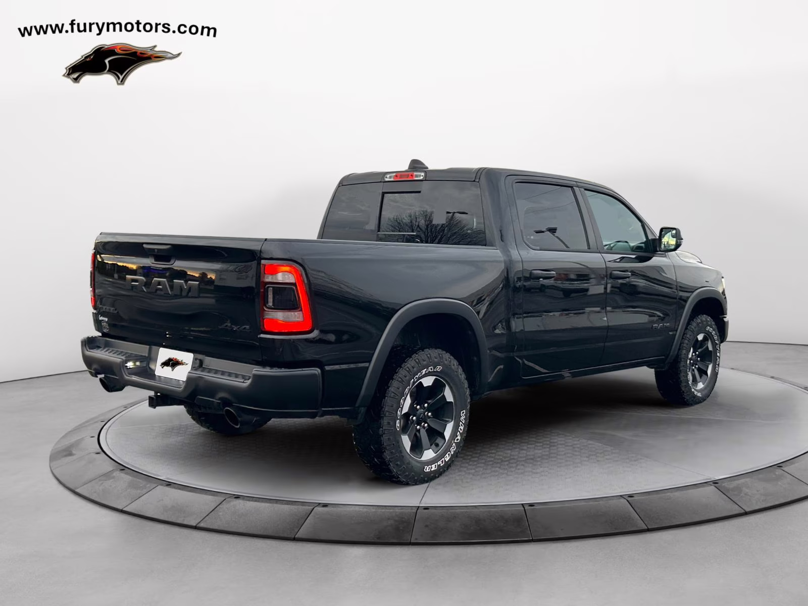 2024 Diamond Black Crystal Pearlcoat Ram 1500 Rebel 4X4 Truck