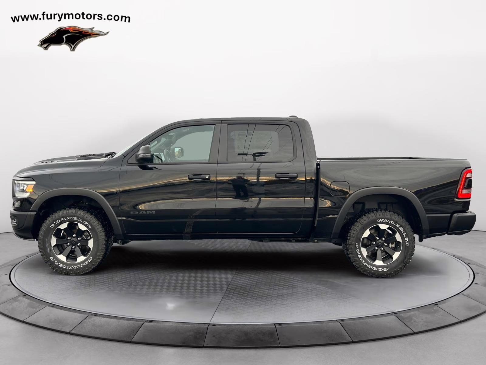 2024 Diamond Black Crystal Pearlcoat Ram 1500 Rebel 4X4 Truck