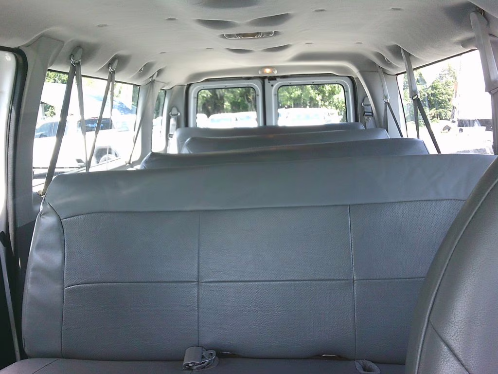 2006 WHITE Ford ECONOLINE E350 SUPER DUTY WAGON RWD Van