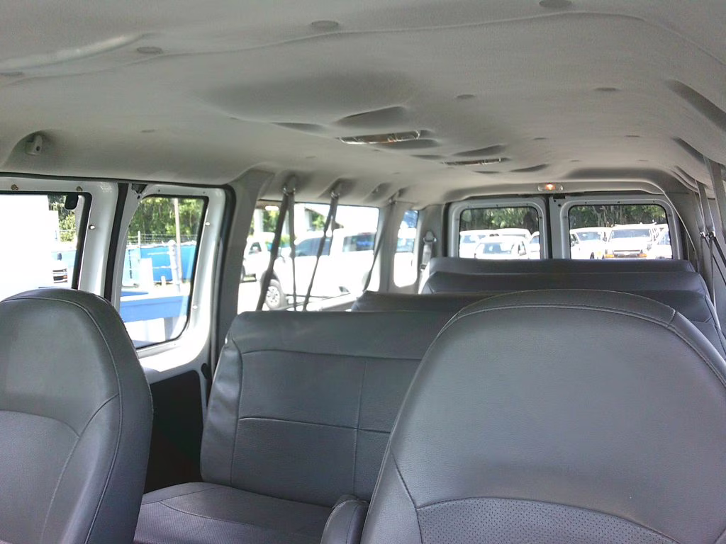 2006 WHITE Ford ECONOLINE E350 SUPER DUTY WAGON RWD Van