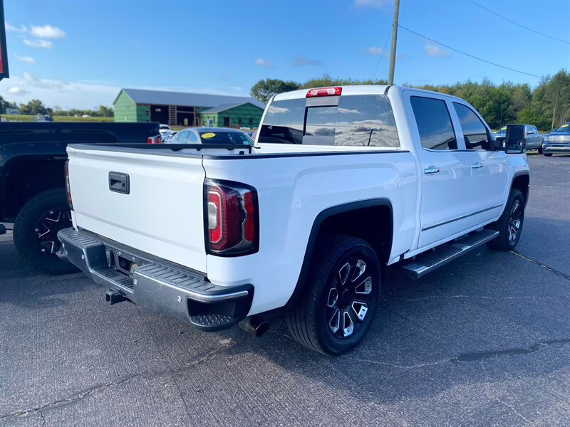 2018 Summit White GMC Sierra 1500 SLT 4X4 Truck