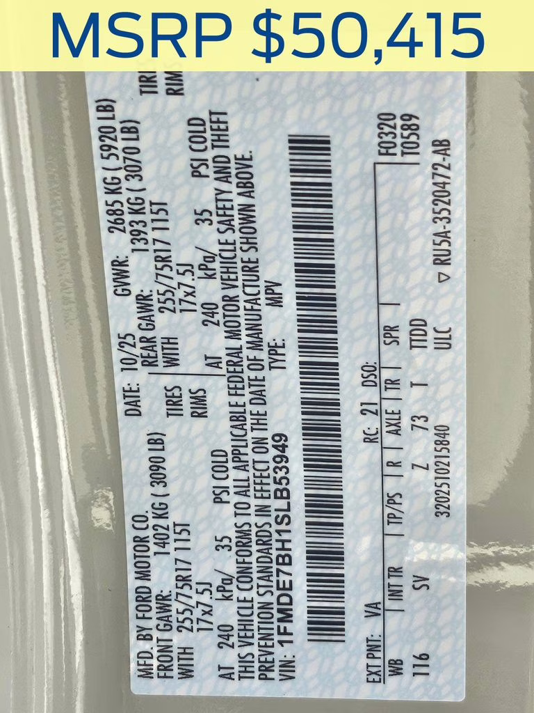 2025 Desert Sand Ford Bronco Big Bend 4X4 SUV