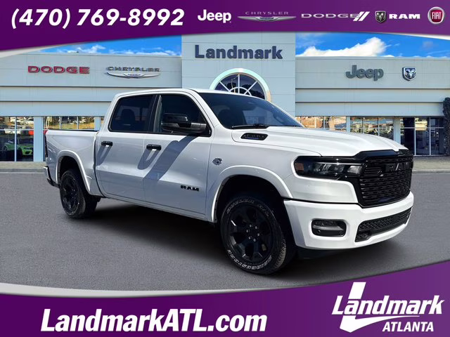 2026 Bright White Clearcoat Ram 1500 Big Horn 4X4 Truck