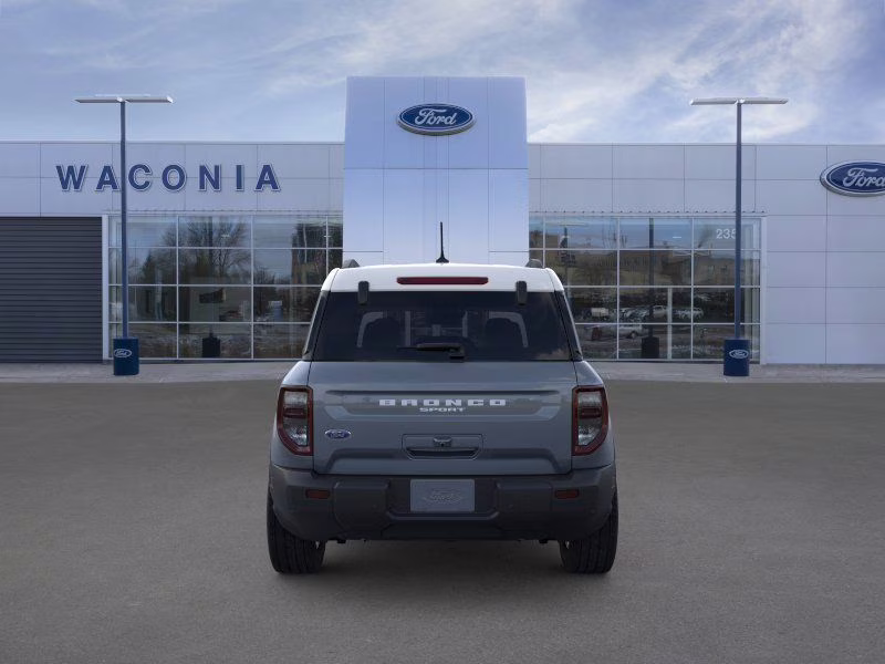 2025 Azure Gray Metallic Tri-Coat Ford Bronco Sport Heritage 4X4 SUV