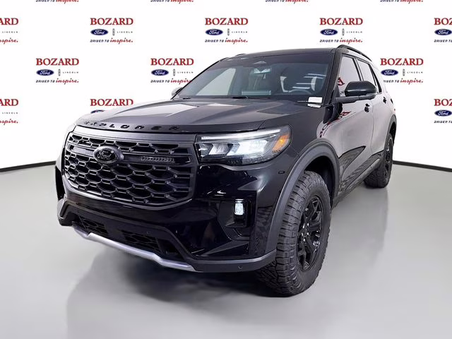 2026 Agate Black Metallic Ford Explorer Tremor Bozard Built 4X4 SUV
