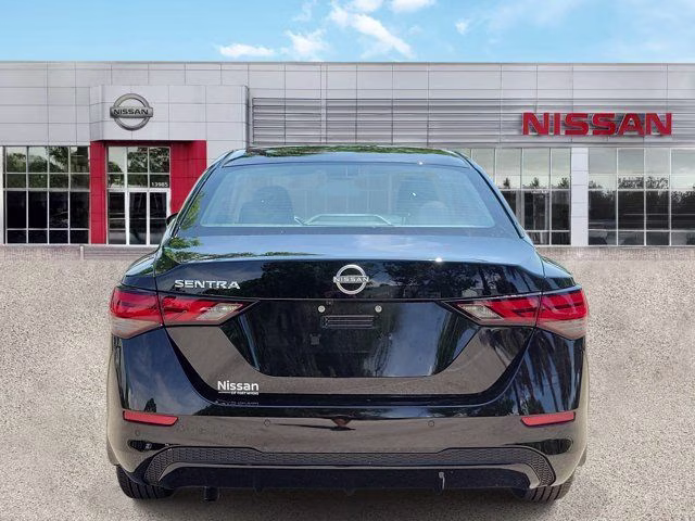 2025 Super Black Nissan Sentra S FWD Sedan