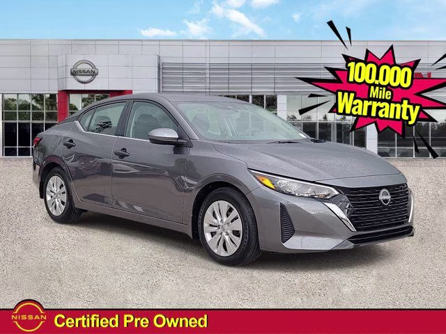 2025 Gun Metallic Nissan Sentra S FWD Sedan