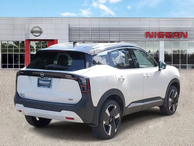 2026 Aspen White/Super Black Nissan Kicks SR FWD SUV