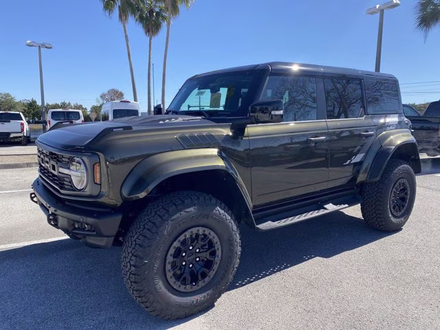 2025 Shelter Green Metallic Ford Bronco Raptor 4X4 Convertible