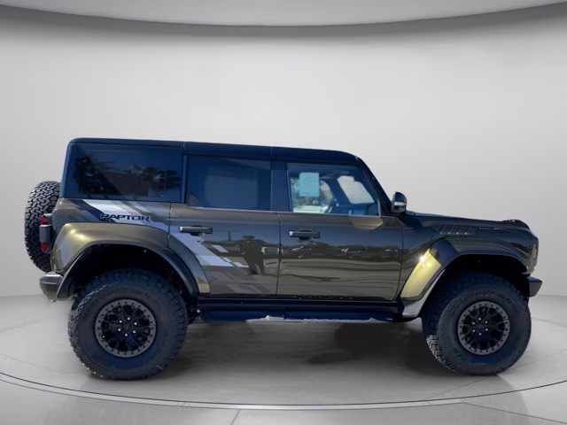 2025 Shelter Green Metallic Ford Bronco Raptor 4X4 Convertible