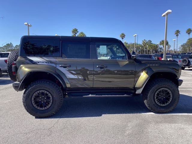 2025 Shelter Green Metallic Ford Bronco Raptor 4X4 Convertible