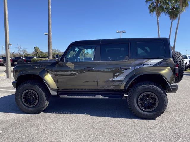2025 Shelter Green Metallic Ford Bronco Raptor 4X4 Convertible