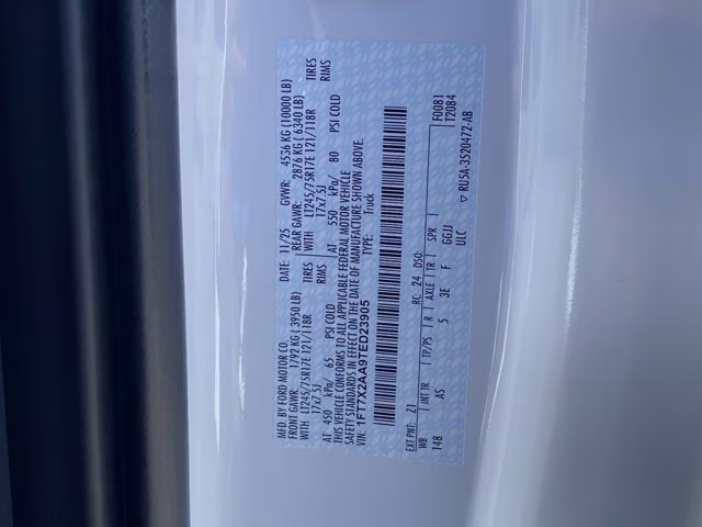 2026 Oxford White Ford Super Duty F-250 SRW XL RWD Truck