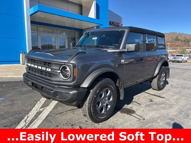 Carbonized Gray Metallic 2025 Ford Bronco Big Bend 4-Door 4WD SUV / Crossover Four-Wheel Drive Automatic