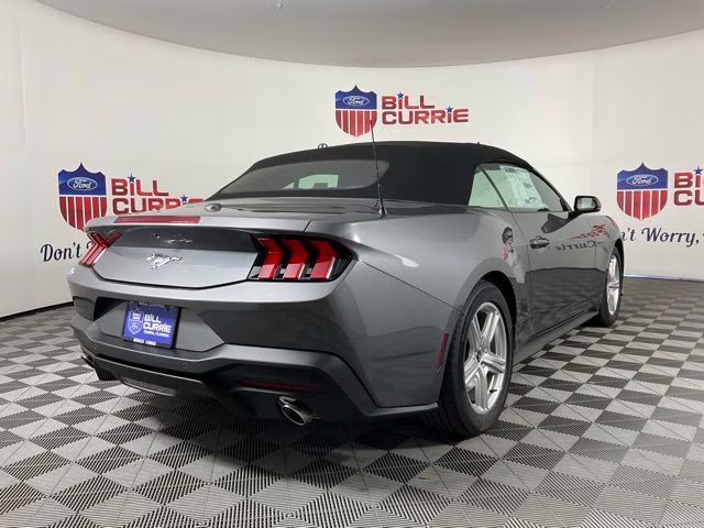 2026 Gray Metallic Ford Mustang EcoBoost Premium RWD Convertible