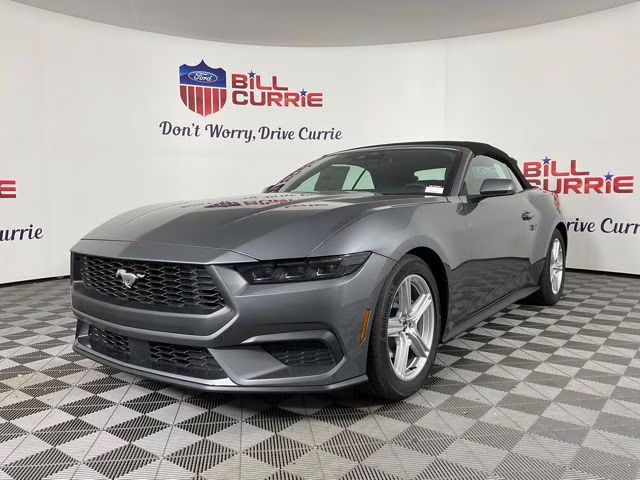 2026 Gray Metallic Ford Mustang EcoBoost Premium RWD Convertible