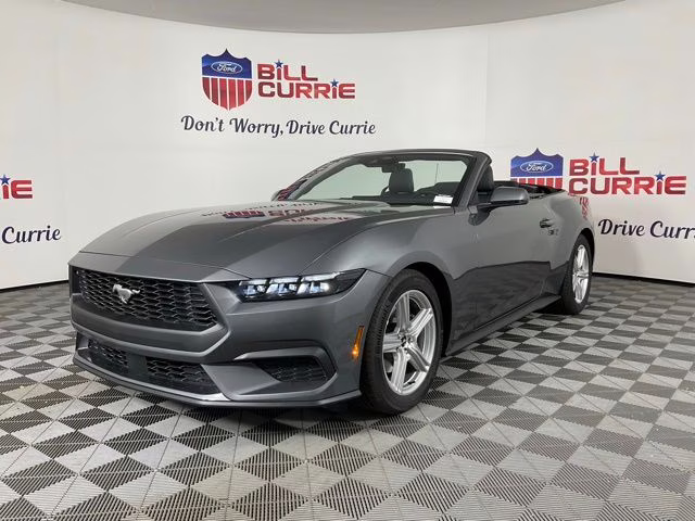 2026 Gray Metallic Ford Mustang EcoBoost Premium RWD Convertible