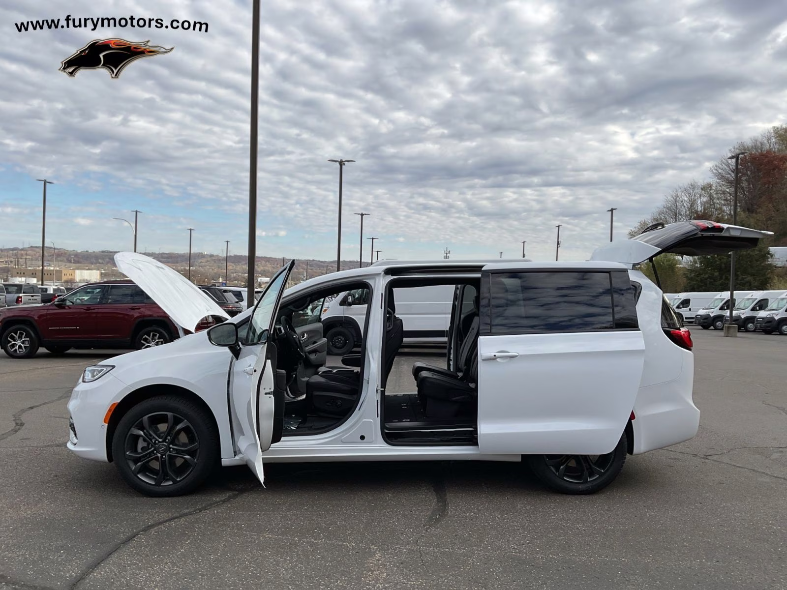 2026 Bright White Clearcoat Chrysler Pacifica Select AWD Van