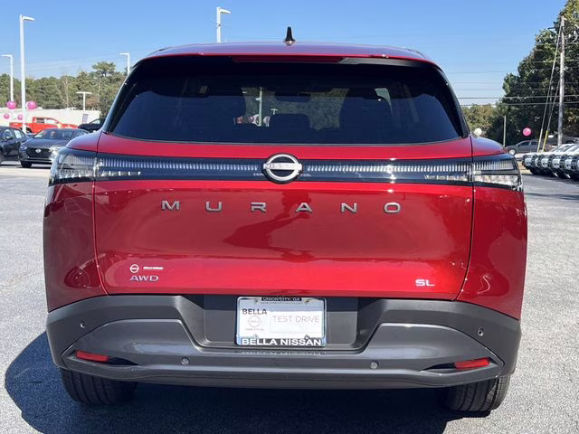 2026 Scarlet Ember Tintcoat Nissan Murano SL AWD SUV