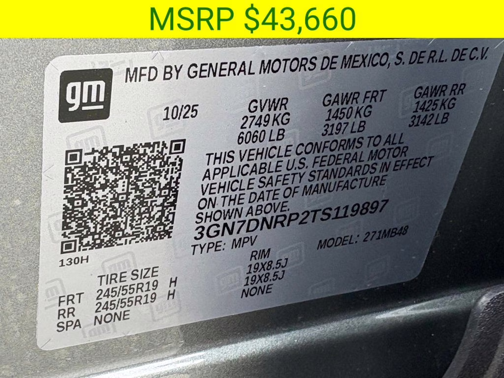 2026 Sterling Gray Metallic Chevrolet Equinox EV LT FWD SUV