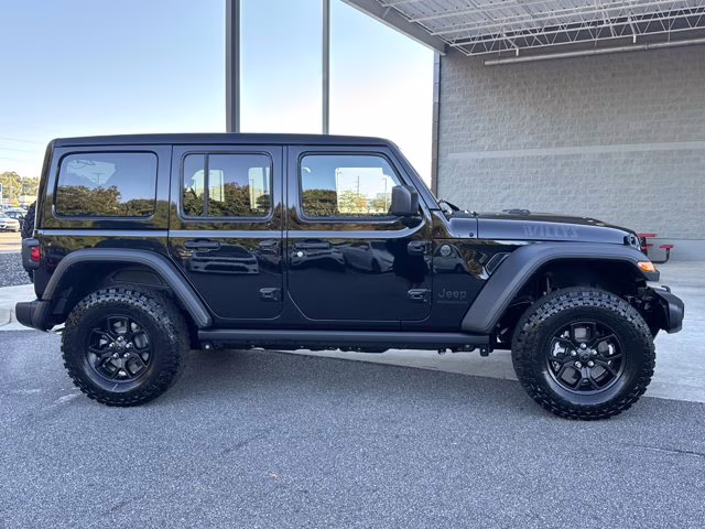 2026 Black Clearcoat Jeep Wrangler Willys 4X4 Convertible