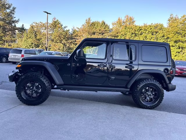 2026 Black Clearcoat Jeep Wrangler Willys 4X4 Convertible