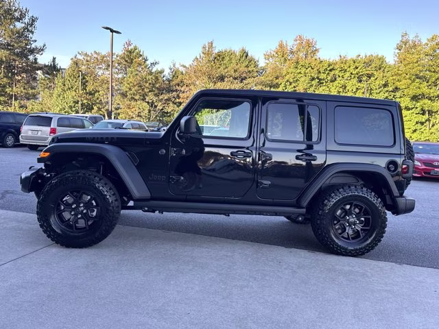 2026 Black Clearcoat Jeep Wrangler Willys 4X4 Convertible