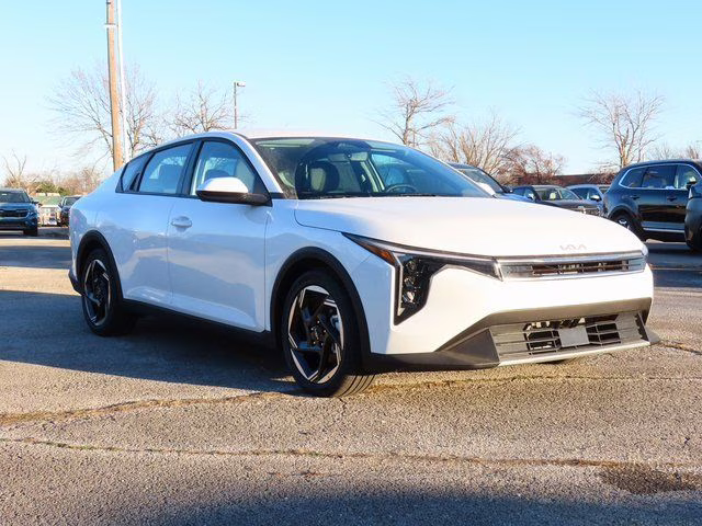 2025 Snow White Pearl Kia K4 EX FWD Sedan