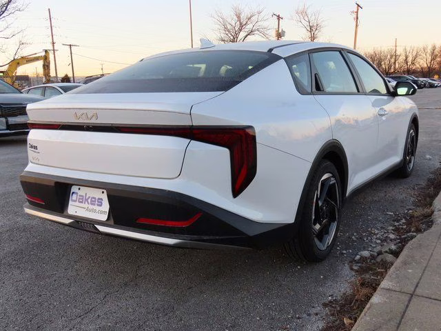 2025 Snow White Pearl Kia K4 EX FWD Sedan