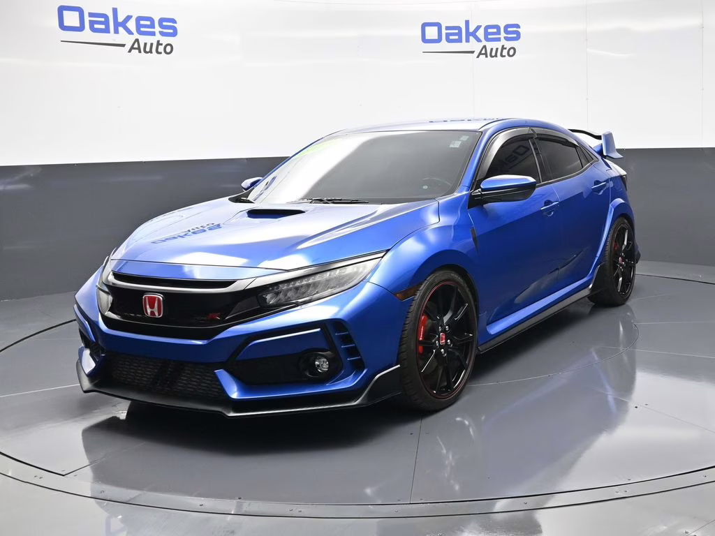 2019 Aegean Blue Metallic Honda Civic Type R Touring FWD Hatchback