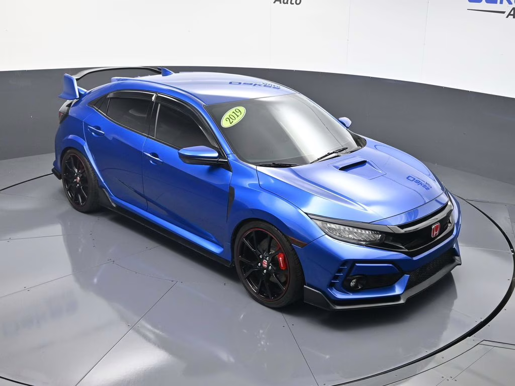 2019 Aegean Blue Metallic Honda Civic Type R Touring FWD Hatchback