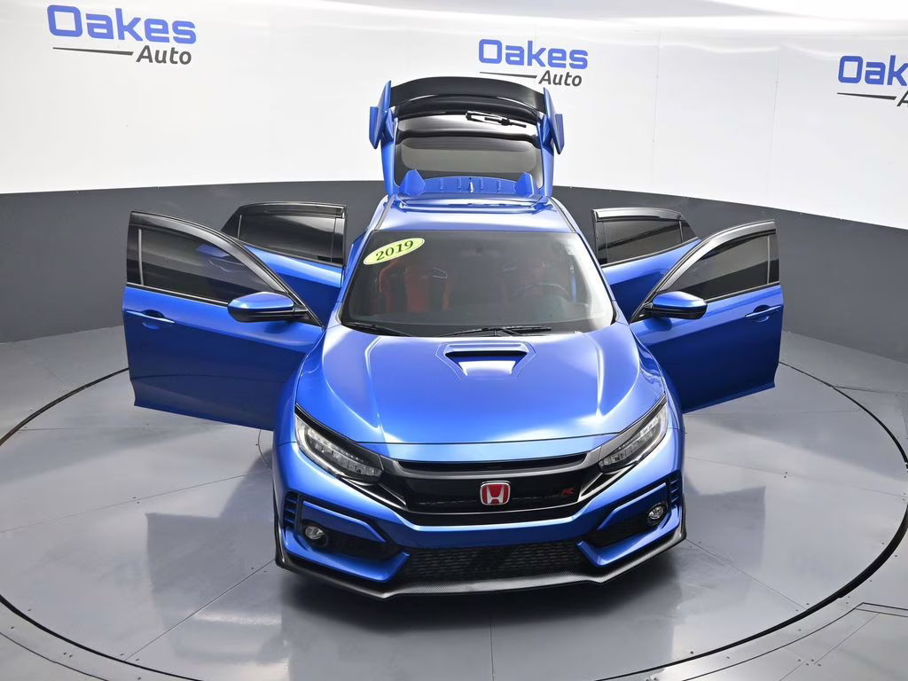 2019 Aegean Blue Metallic Honda Civic Type R Touring FWD Hatchback