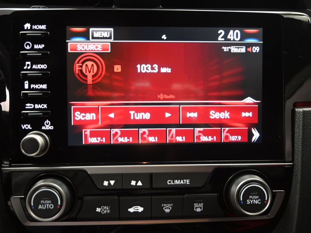 2019 Aegean Blue Metallic Honda Civic Type R Touring FWD Hatchback