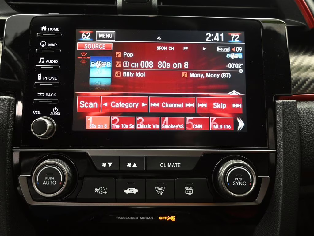 2019 Aegean Blue Metallic Honda Civic Type R Touring FWD Hatchback