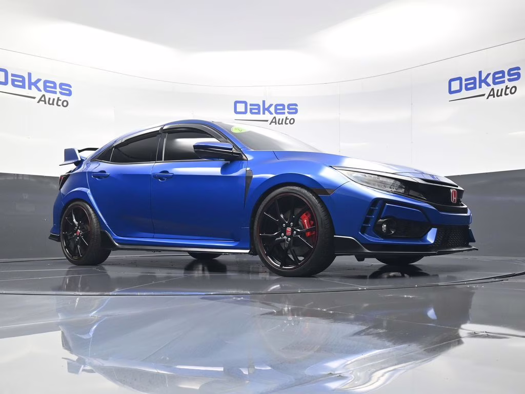 2019 Aegean Blue Metallic Honda Civic Type R Touring FWD Hatchback