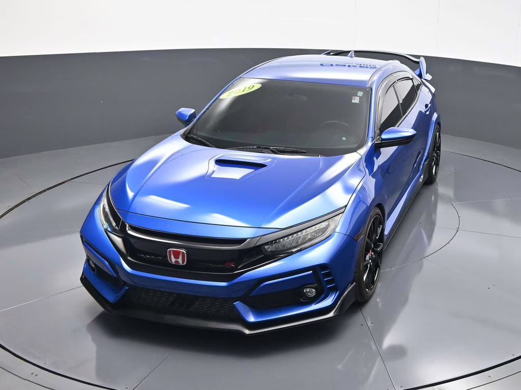 2019 Aegean Blue Metallic Honda Civic Type R Touring FWD Hatchback