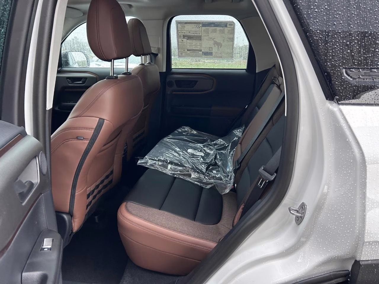 2025 Oxford White Ford Bronco Sport Outer Banks 4X4 SUV