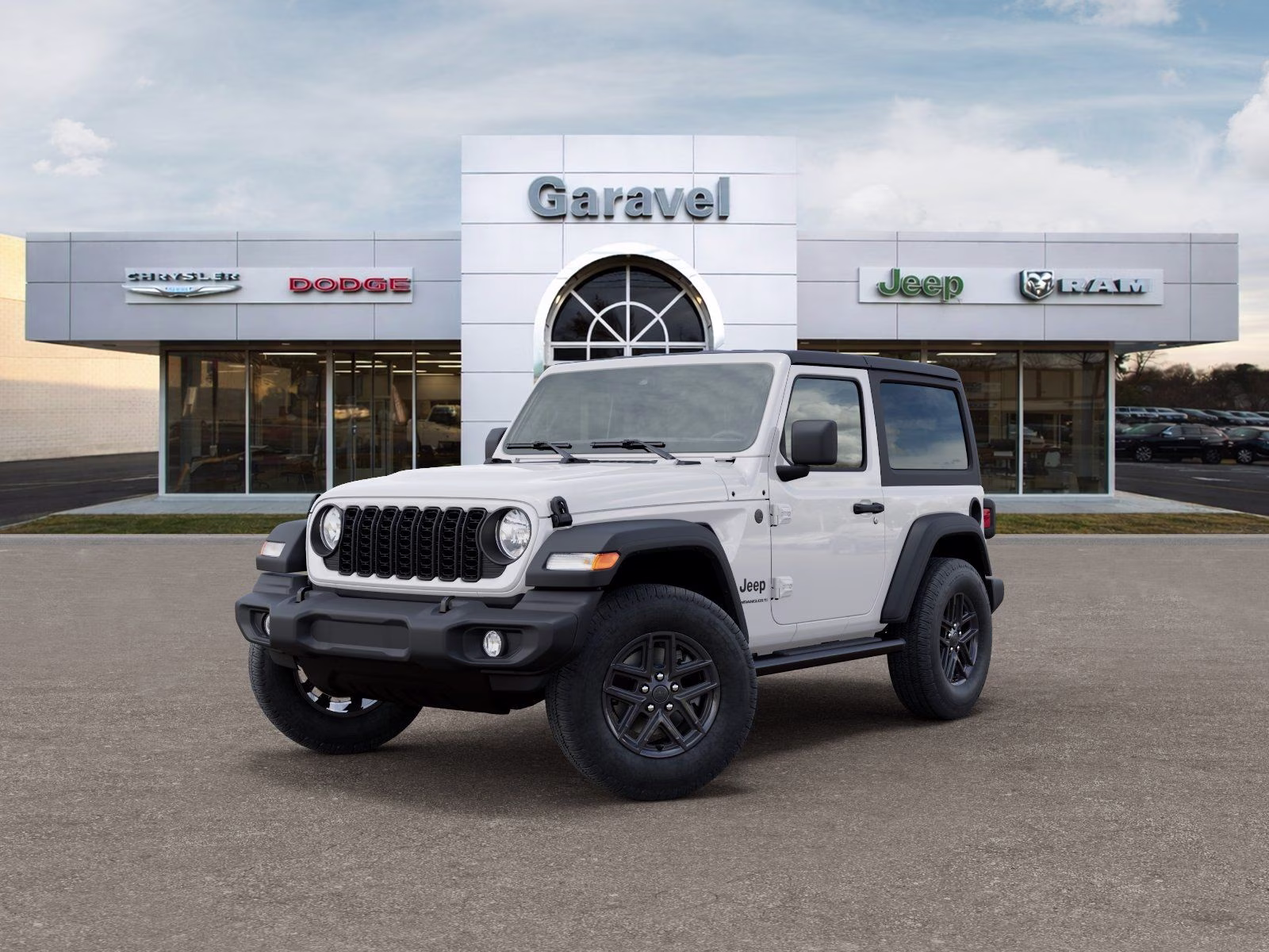 2026 Bright White Clearcoat Jeep Wrangler Sport S 4X4 SUV