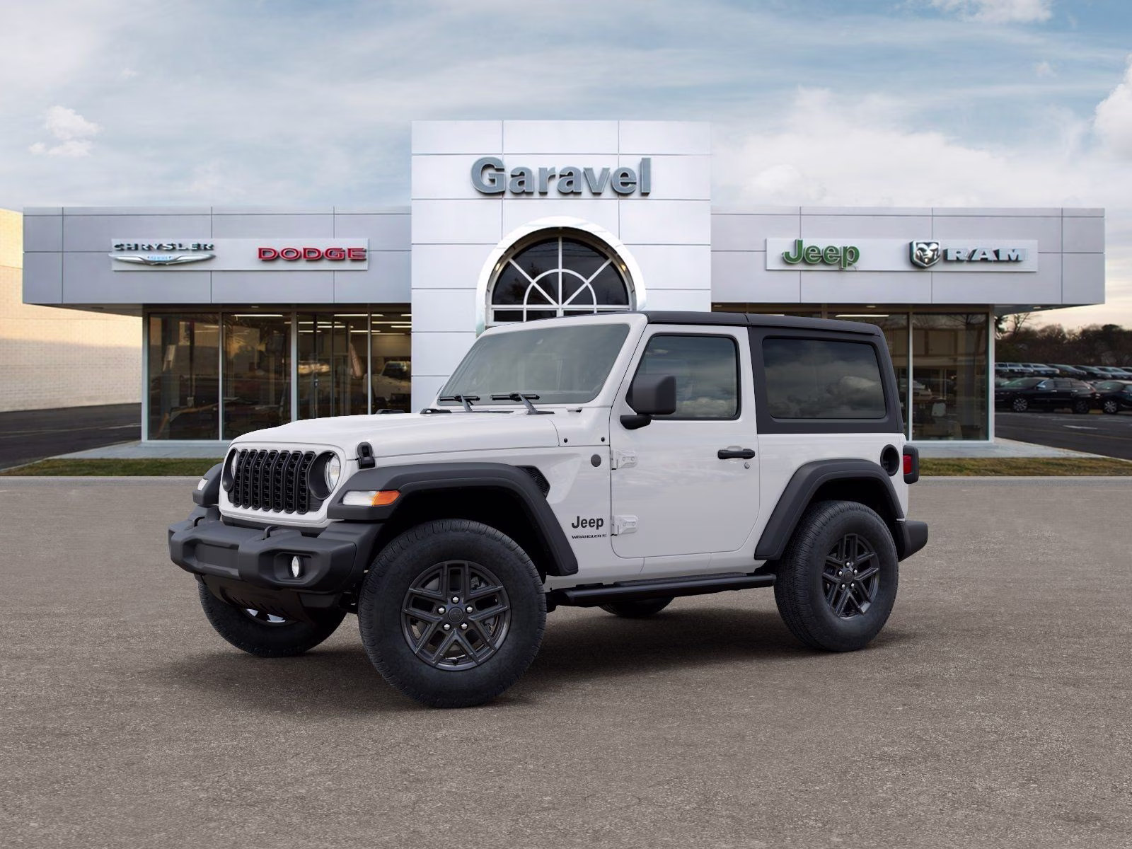 2026 Bright White Clearcoat Jeep Wrangler Sport S 4X4 SUV