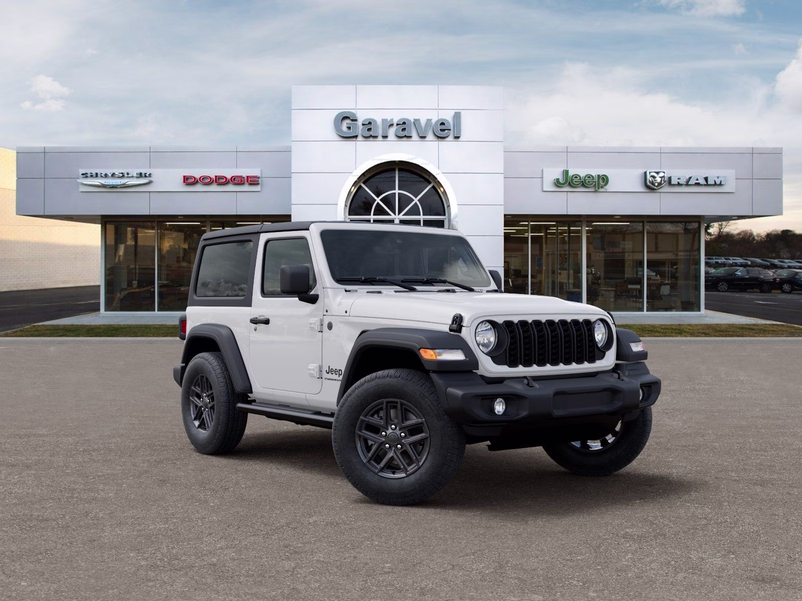 2026 Bright White Clearcoat Jeep Wrangler Sport S 4X4 SUV